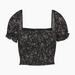 Aritzia Smocked Blouse